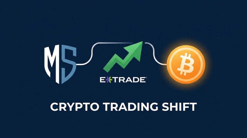 Morgan Stanley Brings Crypto Trading to E*Trade, Signaling a Major Shift in Retail Brokerage