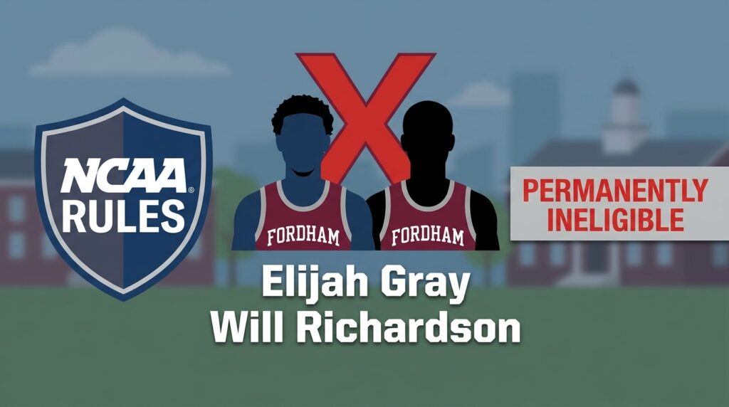 NCAA Rules Fordham Players Elijah Gray and Will Richardson Permanently Ineligible