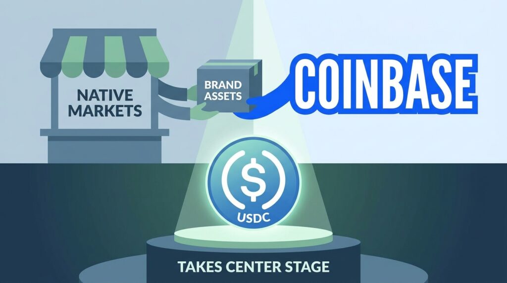 Native Markets Sells Brand Assets to Coinbase as USDC Takes Center Stage
