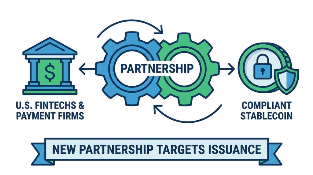 New Partnership Targets Compliant Stablecoin Issuance for U.S. Fintechs and Payment Firms