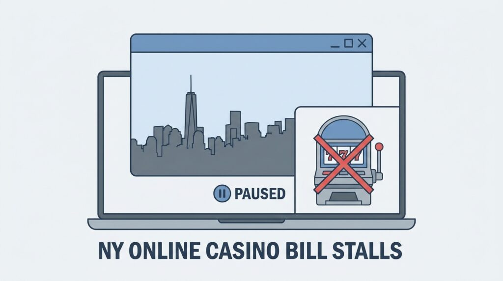 New York Online Casino Legalization Stalls Again as Legislative Window Narrows
