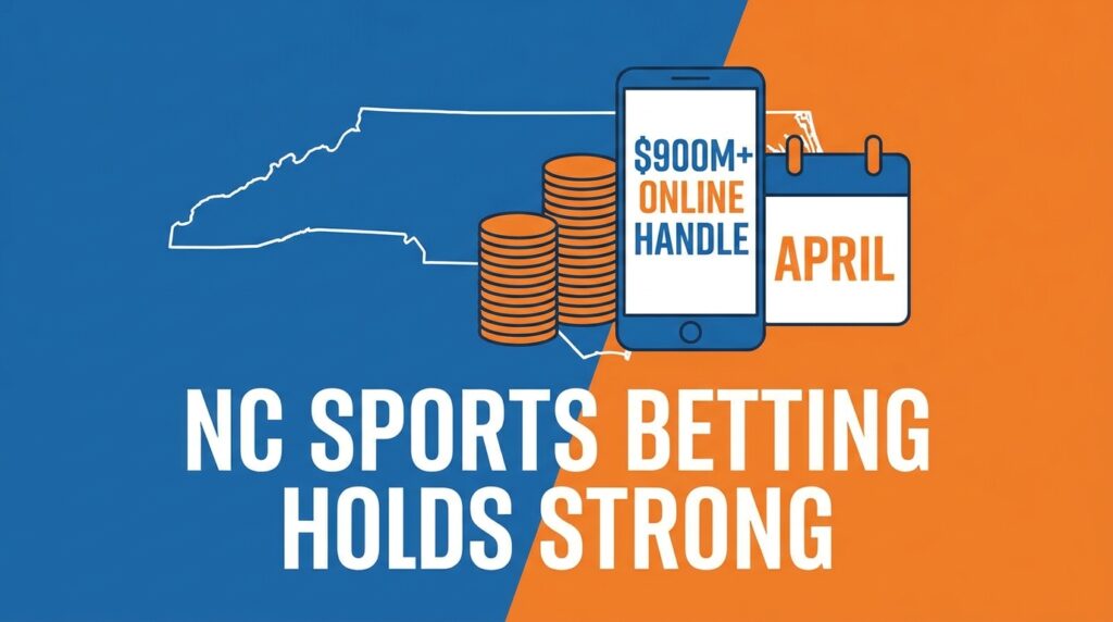 North Carolina Sports Betting Holds Strong in April With Over $900M in Online Handle