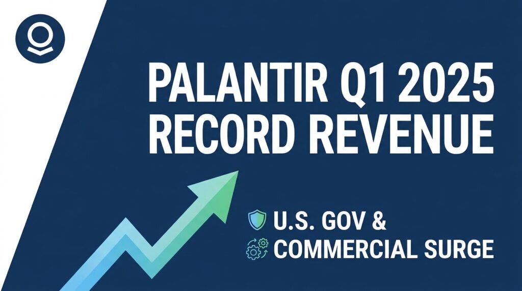 Palantir Technologies Posts Record Q1 2025 Revenue as U.S. Government and Commercial Segments Surge