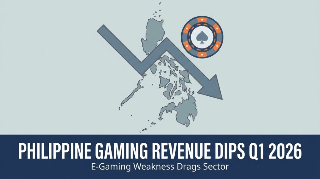 Philippine Gaming Revenue Dips in Q1 2026 as E-Gaming Weakness Drags Down Sector Performance