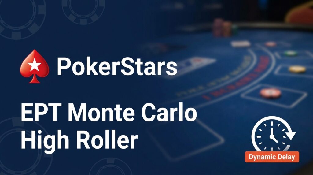 PokerStars Rolls Out Dynamic Delay for EPT Monte Carlo’s Record-Breaking High Roller Coverage