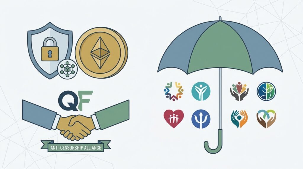 Privacy and Crypto Advocates Unite Through Quadratic Funding to Back 10 Anti-Censorship Nonprofits