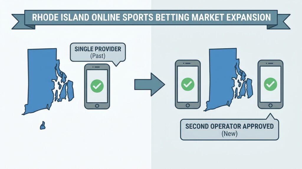 Rhode Island Approves Second Online Sports Betting Operator After Years of Single-Provider Market