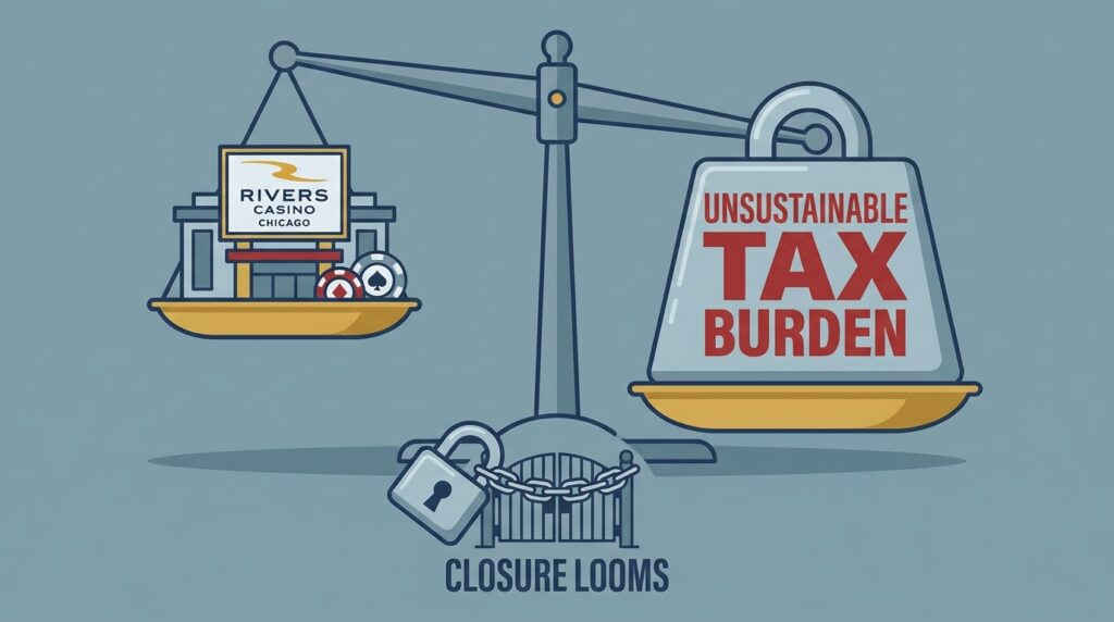 Rivers Casino Chicago Closure Looms as Operator Cites Unsustainable Tax Burden