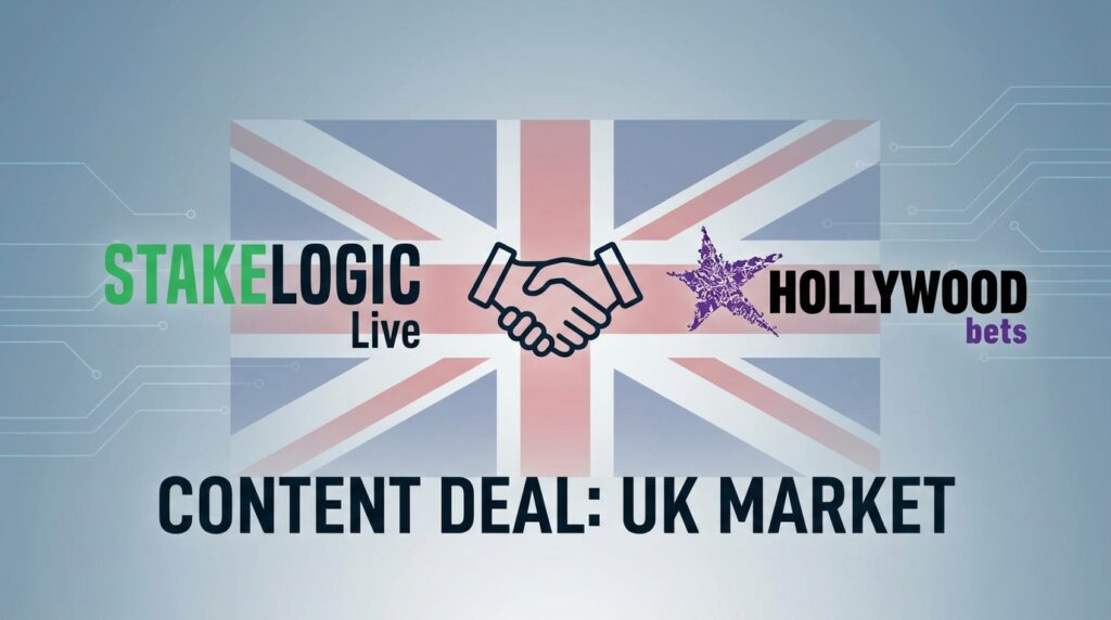 Stakelogic Live Casino Inks Content Deal with Hollywoodbets for the UK Market