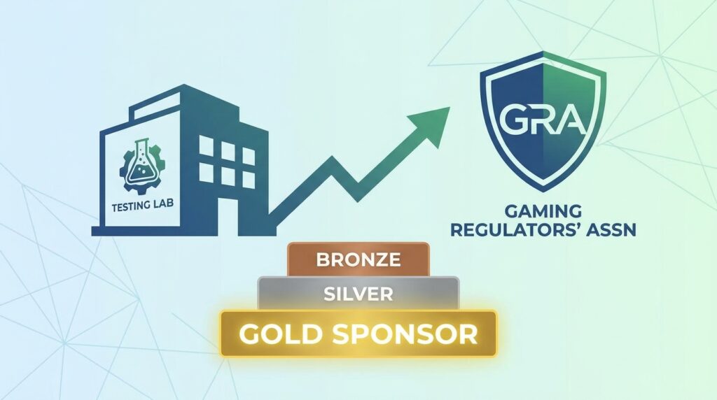 Testing Lab Elevates Sponsorship Tier with Gaming Regulators’ Association