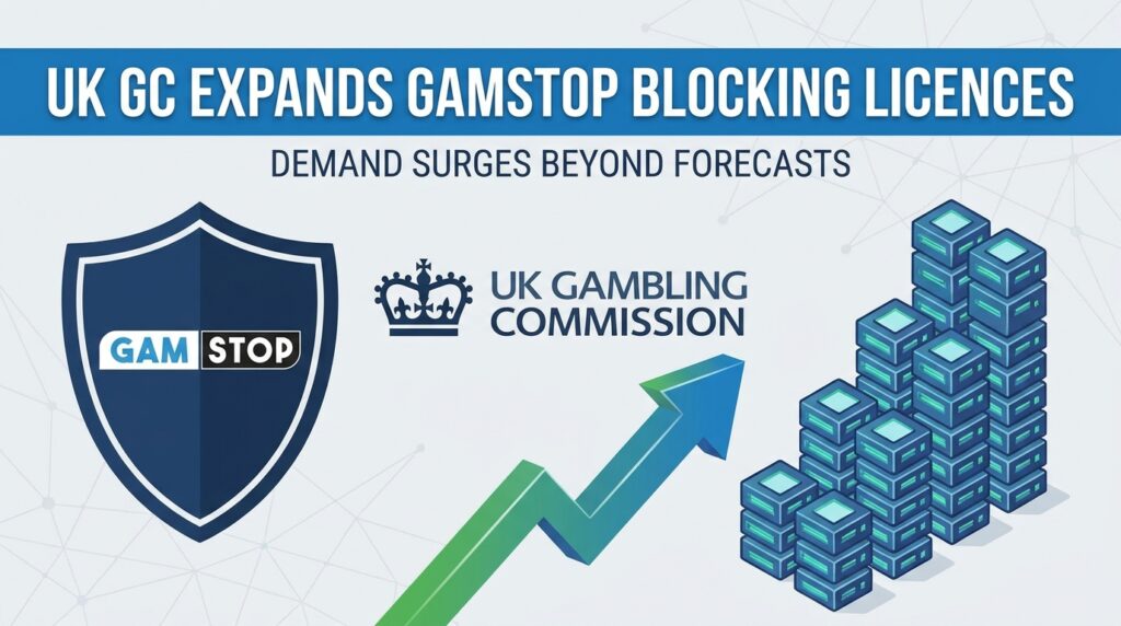UK Gambling Commission Expands GAMSTOP Blocking Licences as Demand Surges Beyond Forecasts