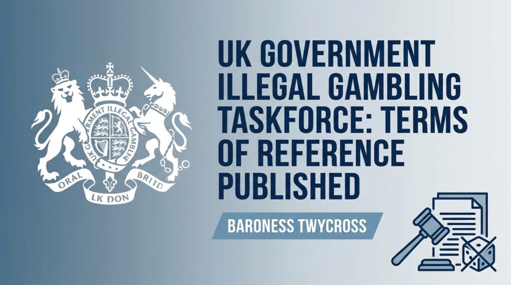 UK Government Publishes Terms of Reference for Illegal Gambling Taskforce Under Baroness Twycross