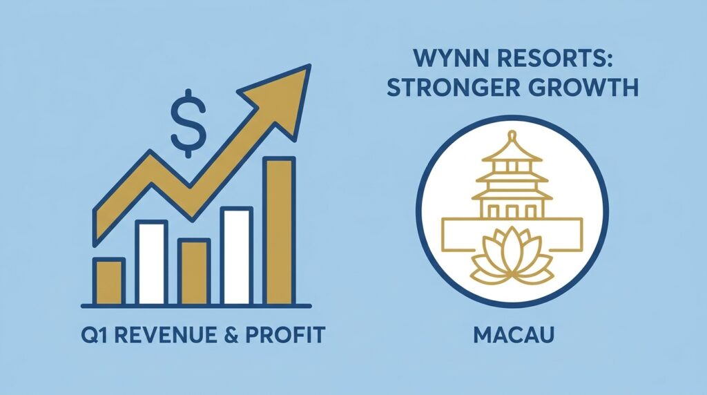 Wynn Resorts Posts Stronger Q1 Revenue and Profit as Macau Recovery Accelerates
