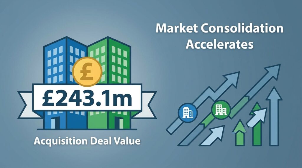 Acquisition Deal Values Company at £243.1m as Market Consolidation Accelerates