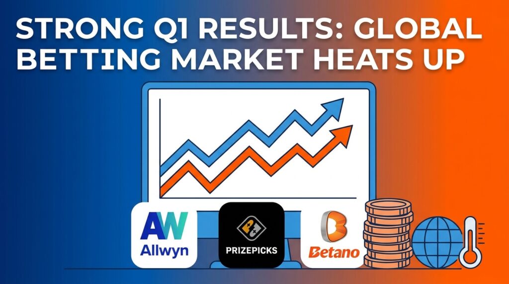 Allwyn, PrizePicks, and Betano Post Strong Q1 Results as Global Betting Market Heats Up