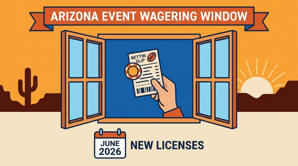 Arizona Opens New Event Wagering License Window Starting June 2026