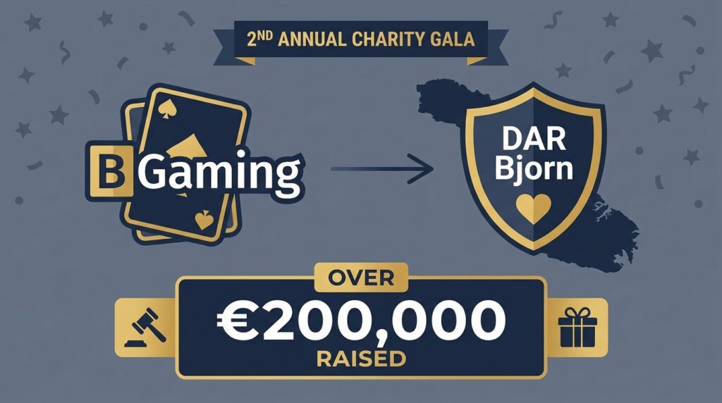 BGaming Raises Over €200,000 for DAR Bjorn at Second Annual Charity Gala in Malta
