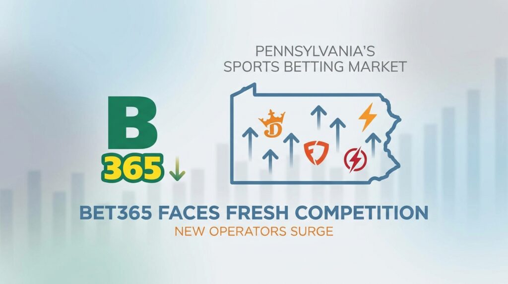 Bet365 Faces Fresh Competition as New Operators Surge in Pennsylvania’s Sports Betting Market