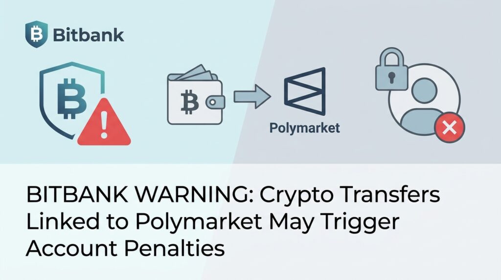 Bitbank Warns Users: Crypto Transfers Linked to Polymarket Could Trigger Account Penalties