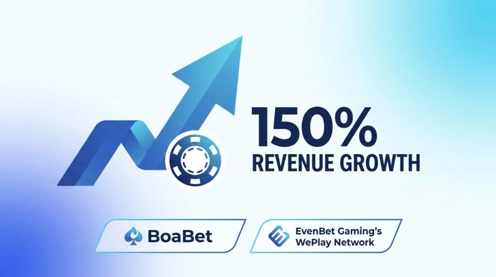 BoaBet Posts 150% Poker Revenue Growth Through EvenBet Gaming’s WePlay Network