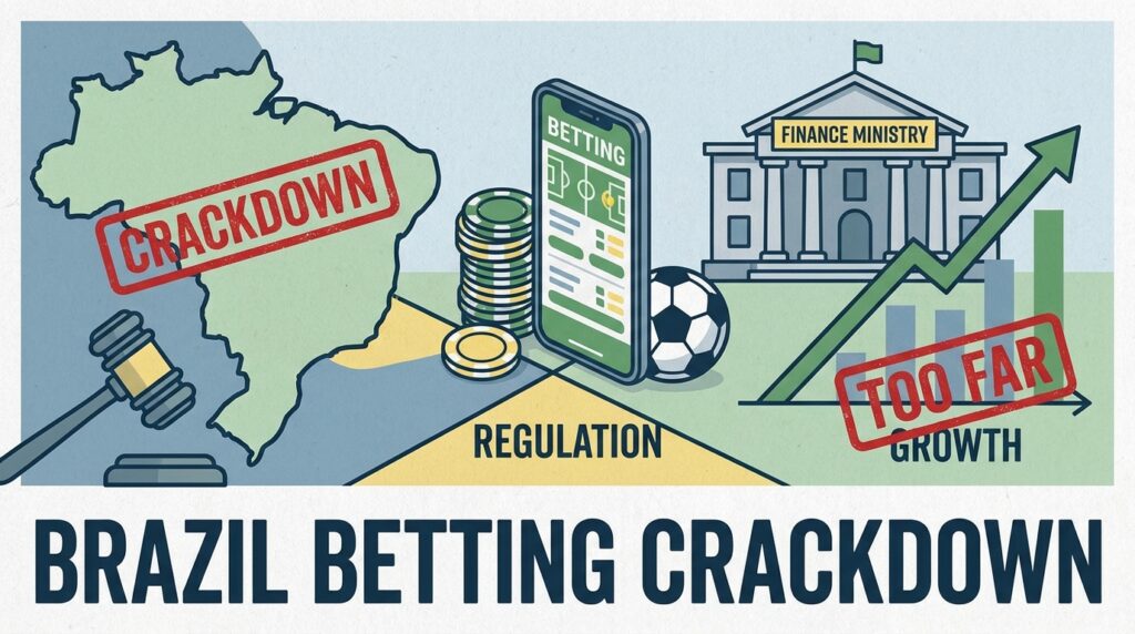 Brazil Signals Crackdown on Betting Industry as Finance Ministry Declares Growth Has Gone Too Far