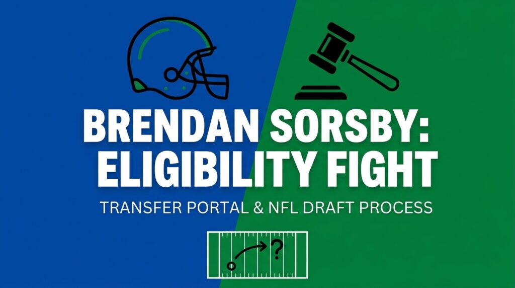 Brendan Sorsby Fights to Regain NCAA Eligibility After Entering Transfer Portal and NFL Draft Process
