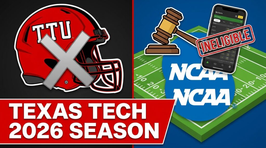Brendan Sorsby Ruled Ineligible for Texas Tech’s 2026 Season After NCAA Sports Betting Investigation