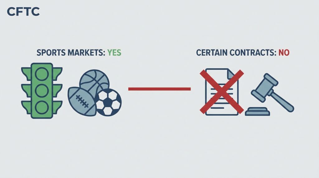 CFTC Greenlights Sports Prediction Markets — But Draws a Sharp Line on Certain Contracts
