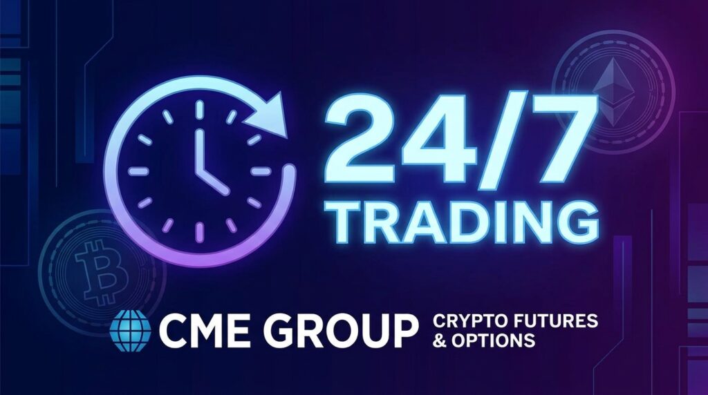 CME Group Launches 24/7 Trading for Crypto Futures and Options