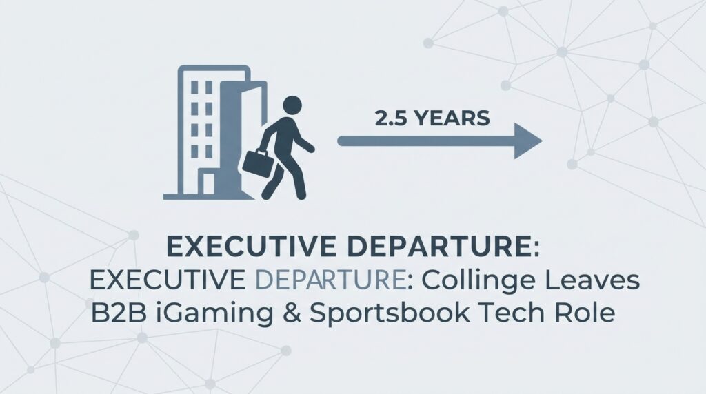 Collinge Departs B2B iGaming and Sportsbook Technology Supplier After Two-and-a-Half-Year Tenure