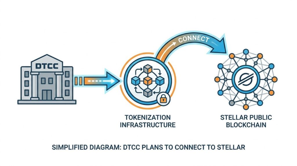 DTCC Plans to Connect Tokenization Infrastructure to Stellar Public Blockchain