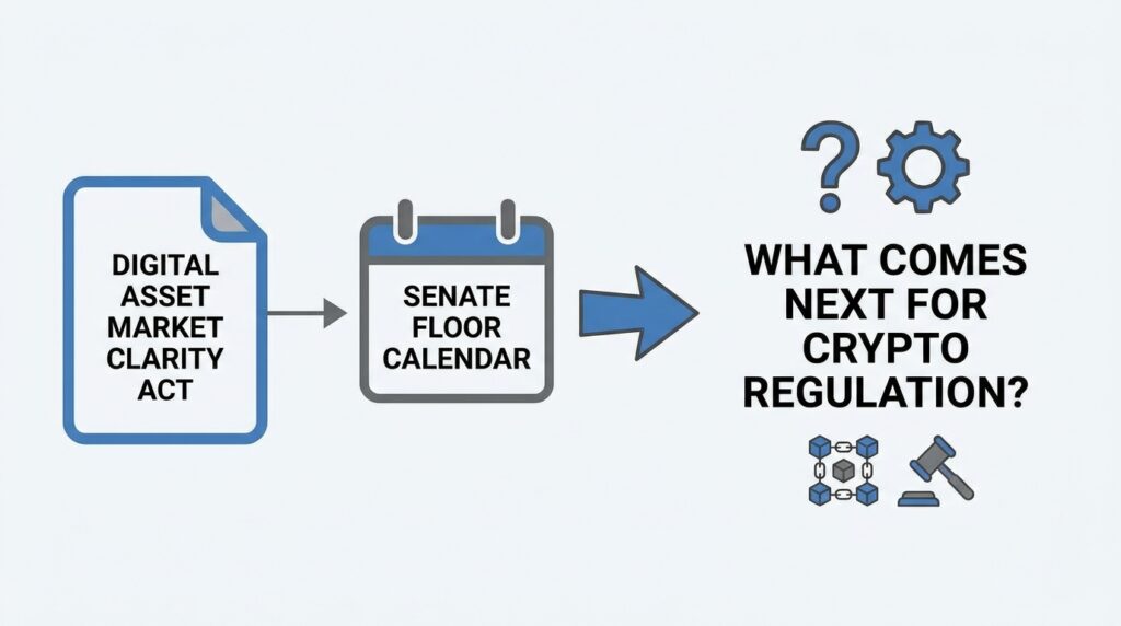 Digital Asset Market Clarity Act Reaches Senate Floor Calendar: What Comes Next for Crypto Regulation