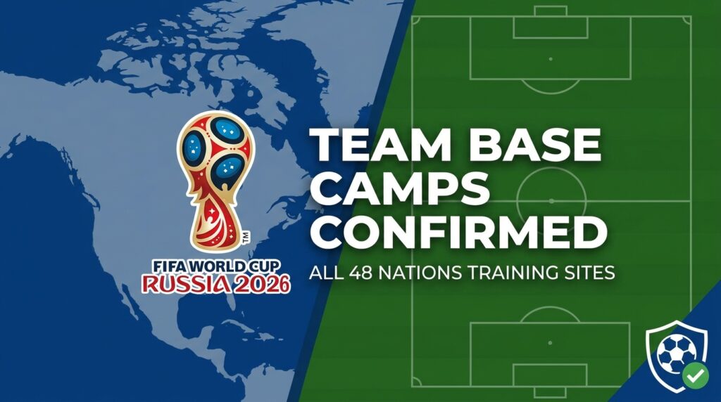 FIFA Confirms 2026 World Cup Team Base Camp Training Sites for All 48 Nations