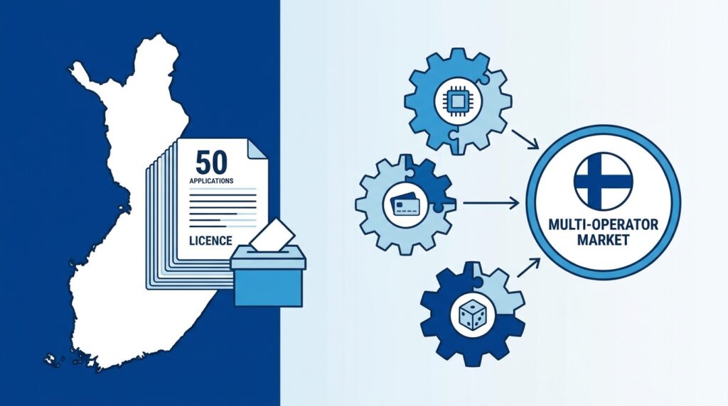 Finland Receives 50 Gambling Licence Applications as Multi-Operator Market Takes Shape