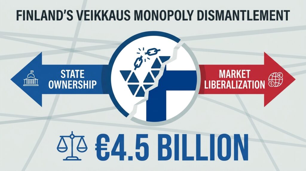 Finland’s Veikkaus Monopoly Dismantlement Sparks Political Divide Over State Ownership and €4.5 Billion Valuation