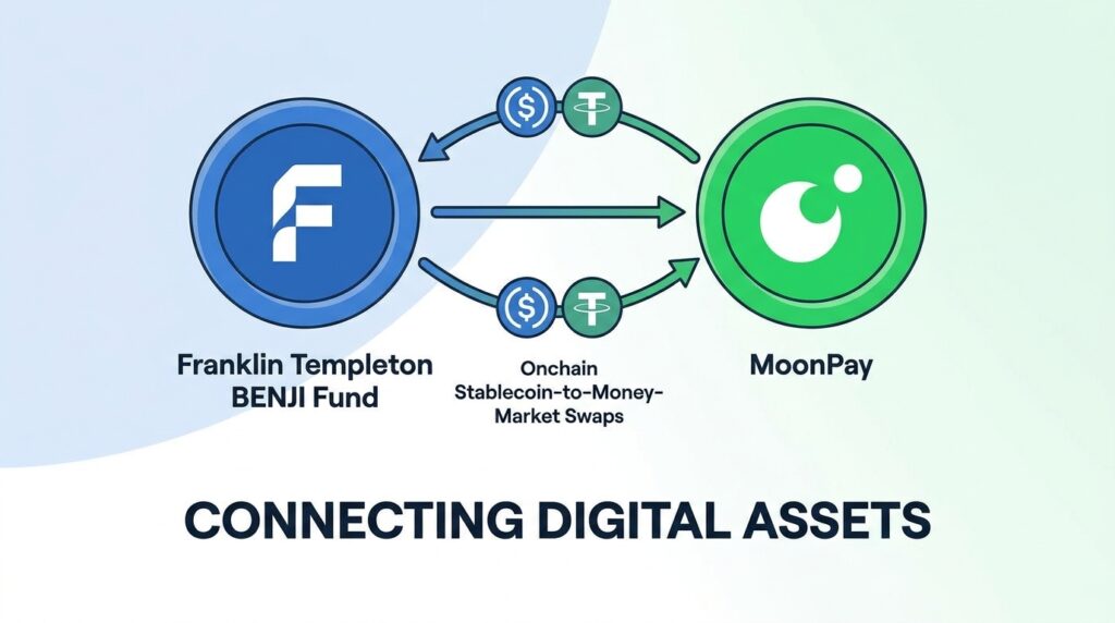 Franklin Templeton Connects BENJI Tokenized Fund to MoonPay, Opening Stablecoin-to-Money-Market Swaps Onchain