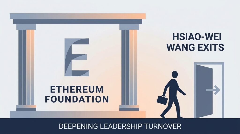 Hsiao-Wei Wang Exits Ethereum Foundation, Deepening Leadership Turnover at the Nonprofit
