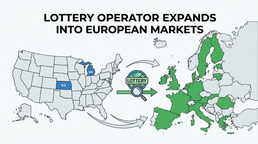 Lottery Operator Expands Into European Markets After US State Launches in Kansas and Michigan