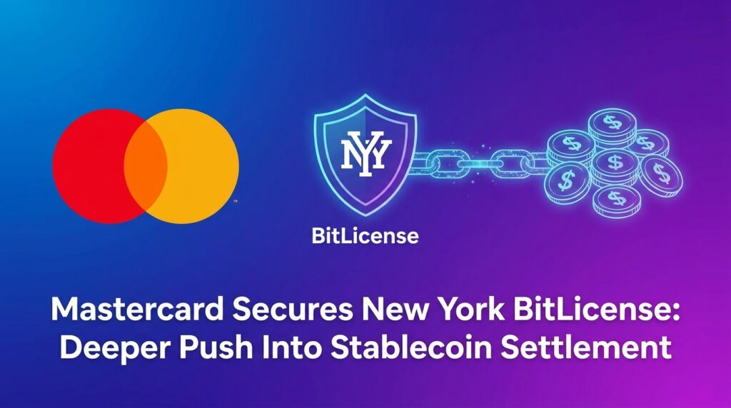 Mastercard Secures New York BitLicense, Signaling Deeper Push Into Stablecoin Settlement