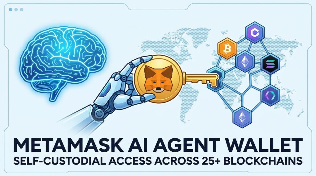 MetaMask Launches Agent Wallet: AI Gets Self-Custodial Access Across 25+ Blockchains