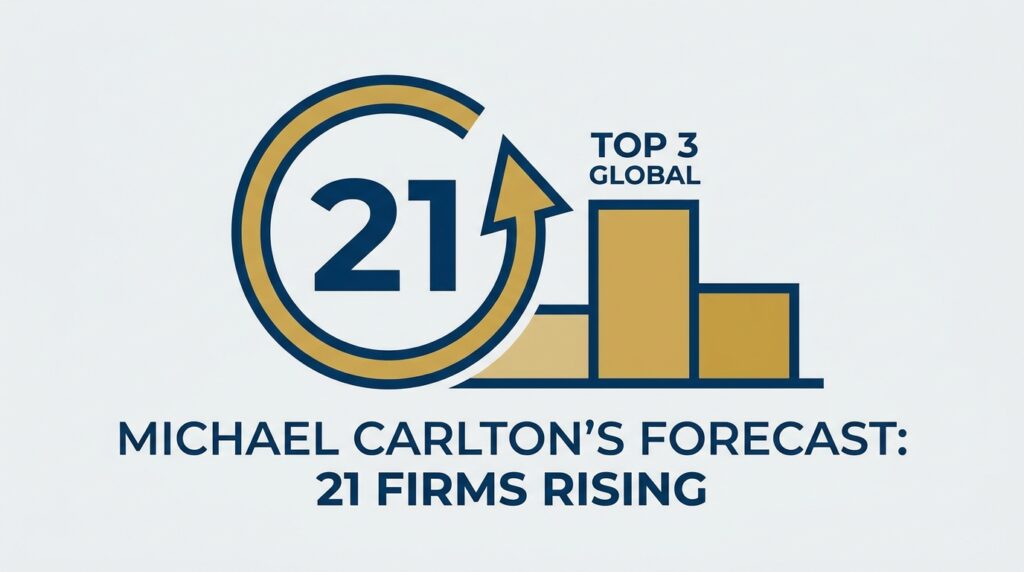 Michael Carlton Backs 21 to Crack the Global Top Three Within Two Years