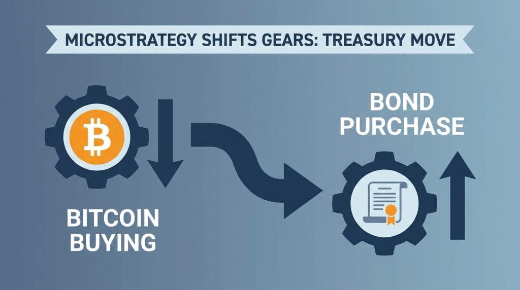 MicroStrategy Shifts Gears: Bond Purchase Replaces Bitcoin Buying in Unexpected Treasury Move