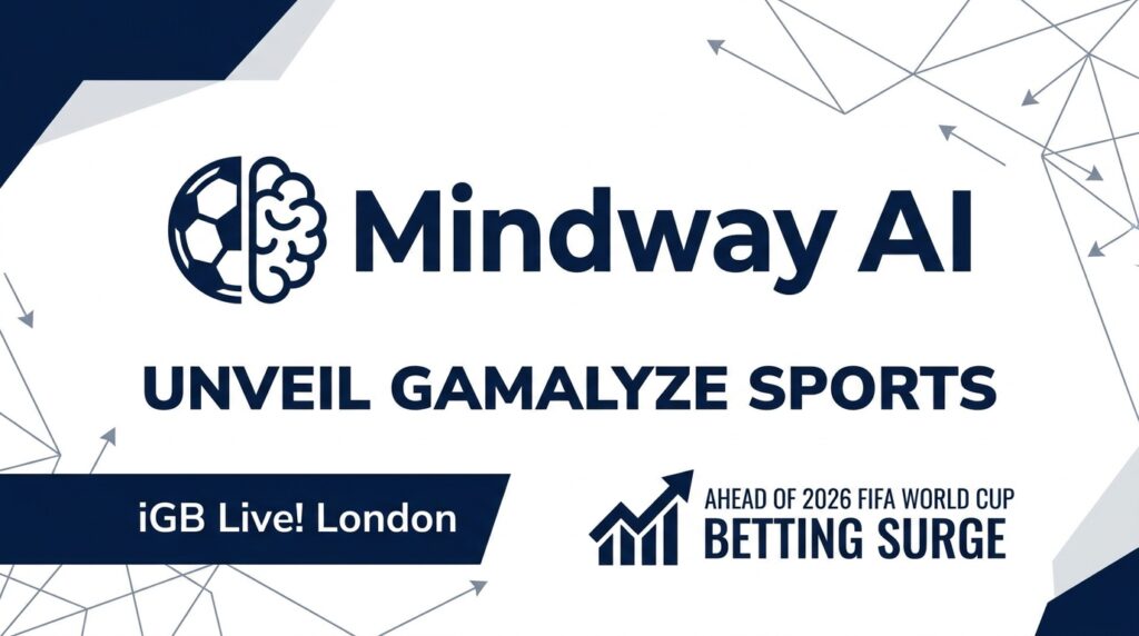 Mindway AI to Unveil Gamalyze Sports at iGB Live! London Ahead of 2026 FIFA World Cup Betting Surge