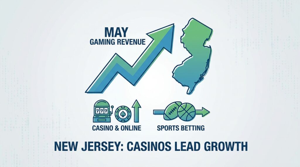 New Jersey Gaming Revenue Grew in May, but Sports Betting Wasn’t the Engine