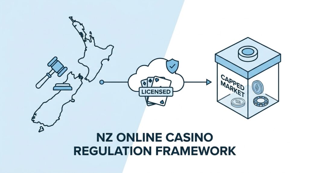 New Zealand Finalises Regulatory Framework for Licensed Online Casinos with Capped Market Model