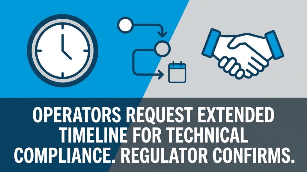 Operators Request Extended Timeline for Technical Compliance, Regulator Confirms