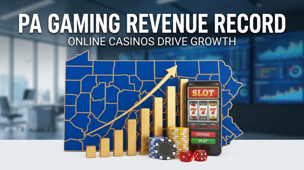 Pennsylvania Smashes Monthly Gaming Revenue Record in May as Online Casinos Drive Unprecedented Growth