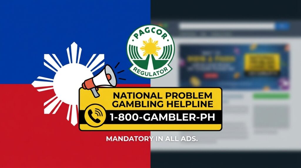 Philippines Gaming Regulator Mandates Advertising for National Problem Gambling Helpline