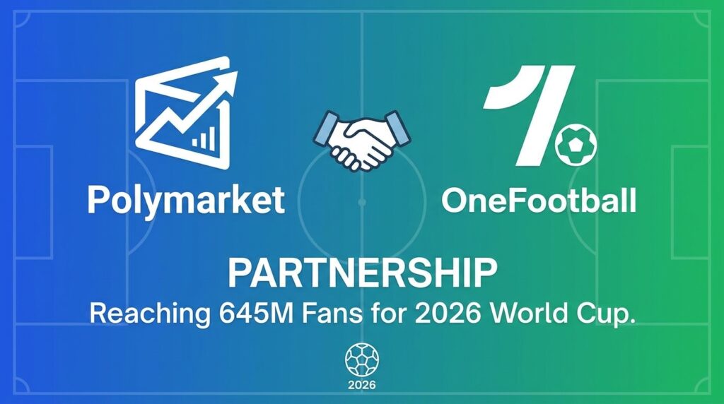 Polymarket Partners with OneFootball to Tap 645 Million Football Fans Ahead of 2026 FIFA World Cup