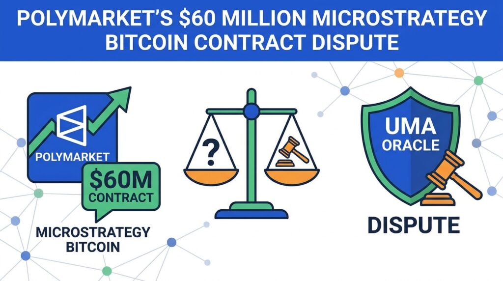 Polymarket’s $60 Million MicroStrategy Bitcoin Contract Heads to UMA Oracle Dispute